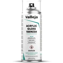 Vallejo 28530 Klarlack, glänzend, Sprühdose, 400 ml