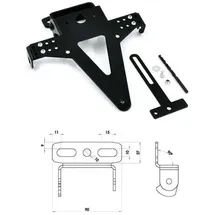PROGRESS LINE Kennzeichenhalter Universal Type 7 Schwarz