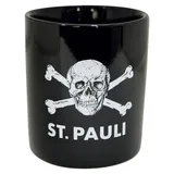 FC St. Pauli Kaffeebecher Totenkopf 2023 Unisex Schwarz