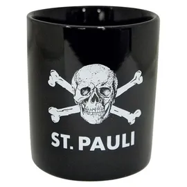 FC St. Pauli Kaffeebecher Totenkopf 2023 Unisex Schwarz