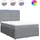 vidaXL Boxspringbett 140 x 200 cm Hellgrau