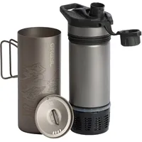 Grayl GeoPress Purifier Titanium Flasche (Größe ONE SIZE, schwarz)