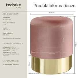Tectake Sarina rosa