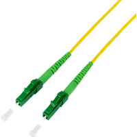 Logilink FPSLC10 Glasfaserkabel 10 m, LC OS2, gelb