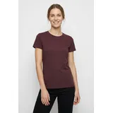 Boss ORANGE T-Shirt Esogo Premium Damenmode mit Logo braun XS (34)