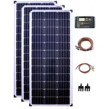 300Watt 12Volt Solar Set Solaranlage Inselanlage Garten Camping Solarmodul Photovoltaik