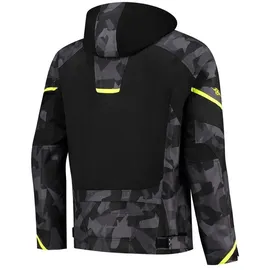 Rusty Stitches Carlo Jacke schwarz-grau-gelb,