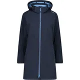 CMP - Woman Parka Zip Hood, B. Blue-Niagara, 52 - 52