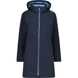 CMP - Woman Parka Zip Hood, B. Blue-Niagara, 52 - 52