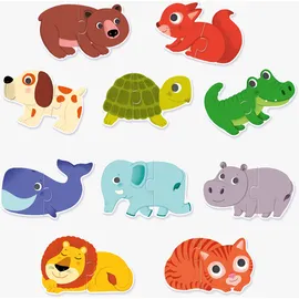 Djeco Duo Tiere Puzzle 20 Teile