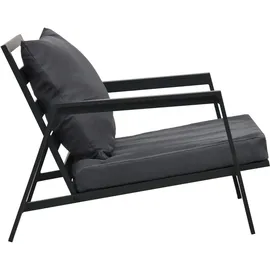 vidaXL Garten-Lounge-Set 5-tlg. grau/dunkelgrau 47819