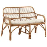 Loungsofa Nella Rattan ca. 130x93x82 cm