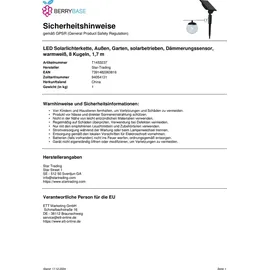 Star Trading LED Stabkerze Flamme Slim 2er-Set aus Wachs