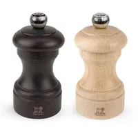 Peugeot Bistro Salz-/ Pfeffermühle Duo Set 10 cm schokolade/natur