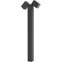 LINDBY Wegeleuchte Othil, 2-flg., 80 cm, anthrazit, Metall
