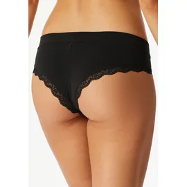 SCHIESSER Unique Cotton Brasilslip Schwarz 48