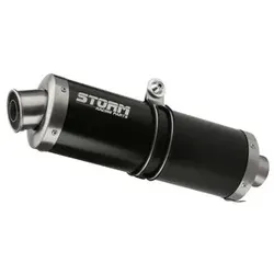 Storm Steel Black Oval Endschalldämpfer