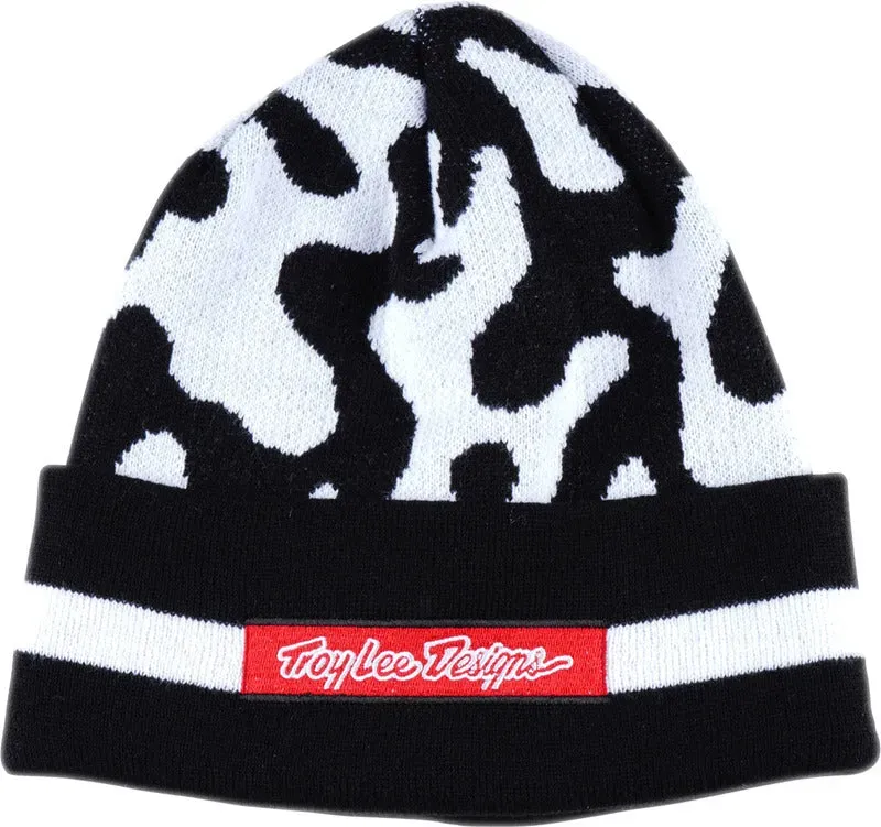 Troy Lee Designs Flow Camouflage Mütze Schwarz/Weiß - Einheitsgröße Erwachsene