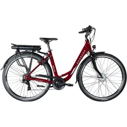 E-Bike ZÜNDAPP "Z503" Gr. 50, rot, E-Bikes, 50cm, 28 Zoll (71,12cm)