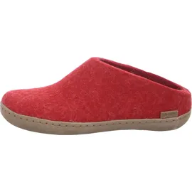 Glerups Pantoffeln Rot 42