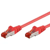 goobay CAT 6 Patchkabel, S/FTP (PiMF), rot