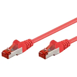 goobay CAT 6 Patchkabel, S/FTP (PiMF), rot