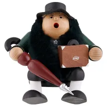 KWO Räuchermann Kantenhocker Reisetante 16 cm bunt