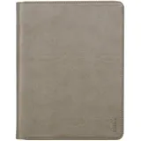 Rhodia 168101C - Konferenzmappe Rhodiarama 19,5x25,5 cm, mit Etui, dehnbare Haupttasche, 2 flache Reißverschlusstaschen, Kartenfächer, Stiftehalter, Cover aus Kunstleder Maulwurfsgrau, 1 Stück