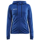 Craft Evolve Kapuzen-Trainingsjacke Damen 346000 club cobolt XL