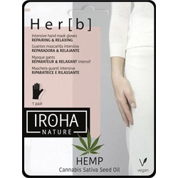 Iroha, Handcreme, Nature – Hand & Nail Glove Mask Herb Cannabis