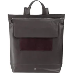 DuDu Rucksack Leder 39 cm Rucksäcke   Schwarz Herren 