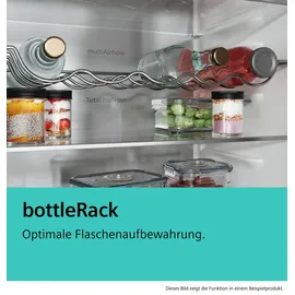 Siemens iQ300 KG39NVICV Kühl-Gefrierkombination (363 l, 2030 mm hoch, Edelstahl)