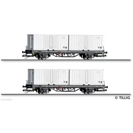 TILLIG Güterwagenset Containertragwagen 01109 TT