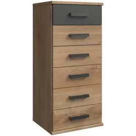 WIMEX Cork 46 x 103 x 40 cm Plankeneiche nachbildung / Grafit