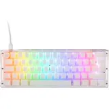 Ducky One 3 Aura White Mini, LEDs RGB, MX SILENT RGB RED, USB, DE (DKON2161ST-SDEPDAWWWWC1)