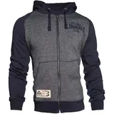 Lonsdale Slough Reißverschlusspullover - Navy - S