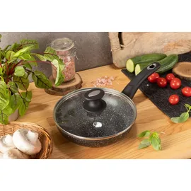 Edenberg Topf-Set 17-tlg. 4 x Topf + 2 x Pfanne + Küchenzubehör