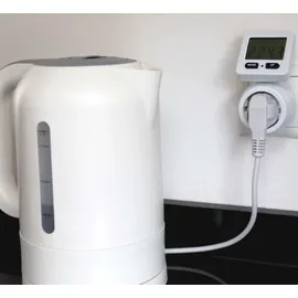 Unitec Energiekosten-Messgerät 180° drehbares Display weiß