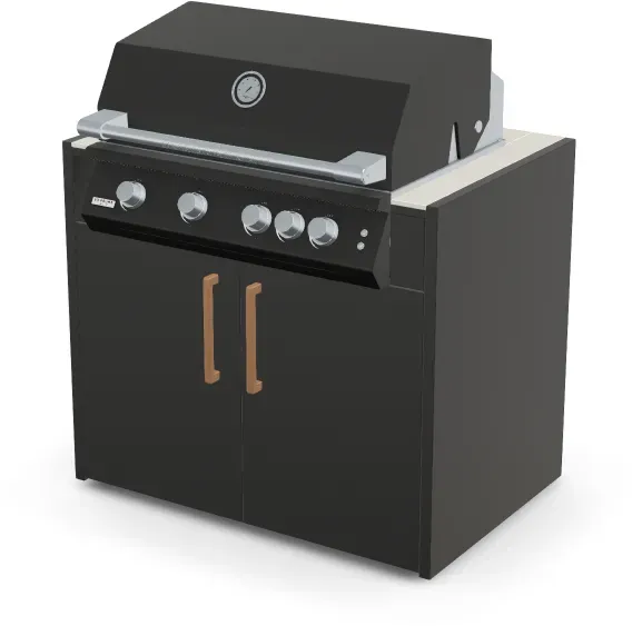 Brabura Fusion 400 RM Modul | Neustes Edelstahlmodell - Iron Frost / Anthrazit / Holzgriff