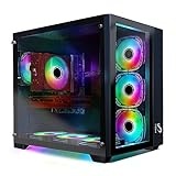 STGsivir Gaming PC, Intel Core i7-11700KF bis zu 5.0 GHz, Nvidia GeForce RTX 3060 Ti 8GB, 32GB DDR4 RAM, 2TB SSD, WLAN 600M, BT 5.0, RGB Lüfter x 6, Windows 11, Gamer PC Computer Desktop