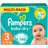 Pampers Baby-Dry 5 - 9 kg 198 St.