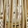 Mica decorations Windlicht Havard Polyester Braun