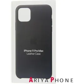 Apple iPhone 11 Pro Max Leder Case schwarz