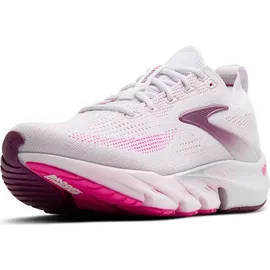 Brooks Glycerin Flex Damen White/Cyber Pink/Argyle 38