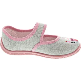 Fischer Schuhe Hausschuh Grau 27