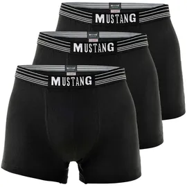 Mustang Boxershorts True Denim schwarz L 3er Pack
