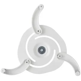 NeoMounts BEAMER-C80WHITE Beamer-Deckenhalterung Höhenverstellbar, Neigbar, Drehbar Boden-/Deckenabstand (max.): 15 cm Weiß