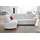 sit&more Ecksofa Kunstleder 2-Sitzer Silber