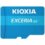 KIOXIA EXCERIA G2 128 GB, MicroSDHC, Klasse 10 (LMEX2L128GG2)