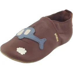 Helicopter Baby Krabbelschuhe, Braun (Toffee)